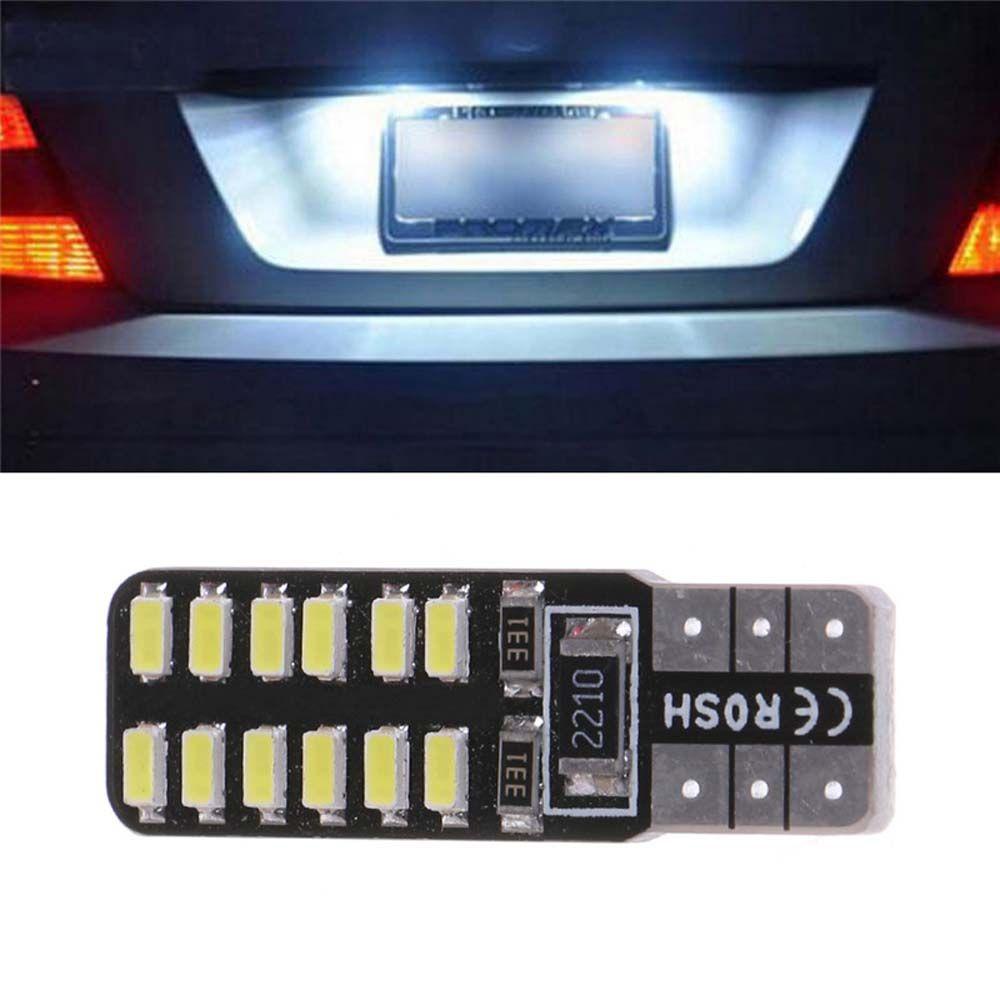 Lanfy Lampu Plat Nomor Mobil Profesional 24SMD LED T10 W5W Car Interior Lamp