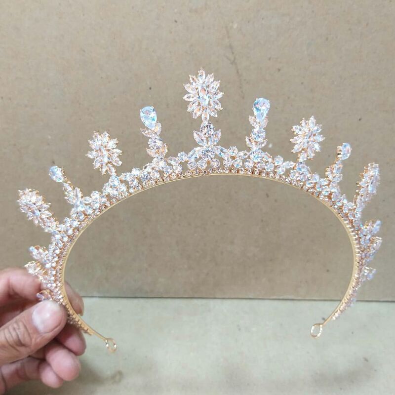 mahkota zircon mahkota wedding mahkota pengantin