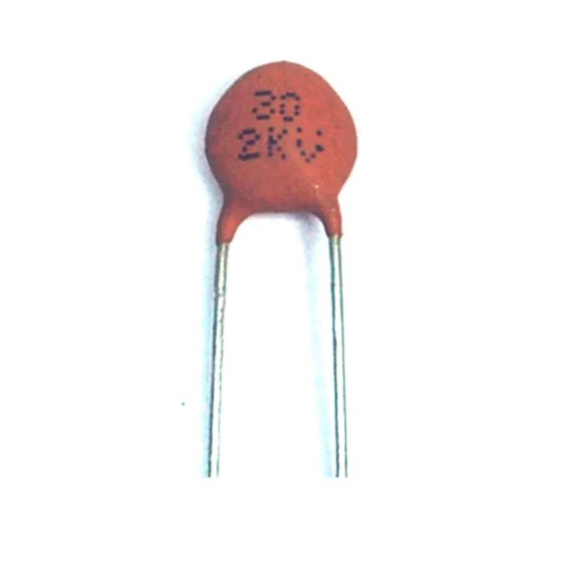 Disc Ceramic Capacitor 30pF 2KV J ±5% SL pitch=5mm RoHS Taiwan