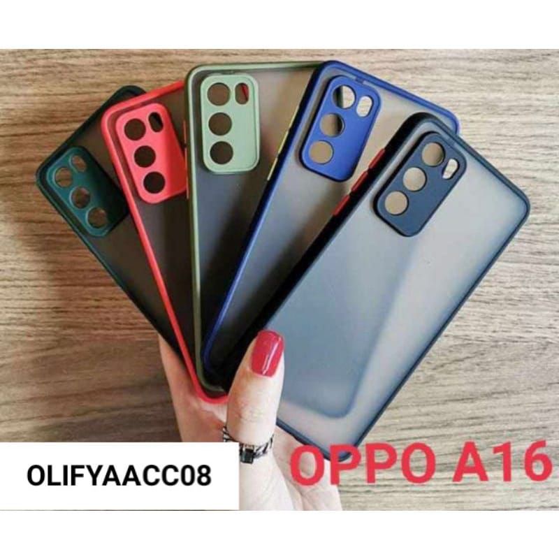 Softcase Slicon Aero hp OPPO A16 Case hp OPPO A16