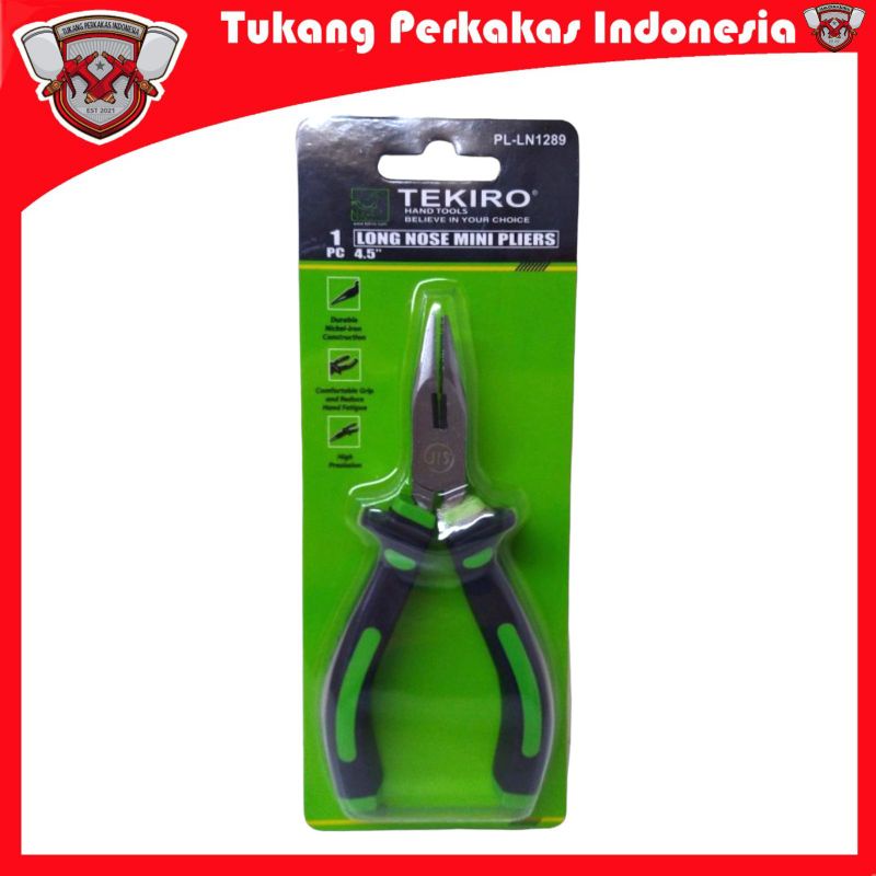 TEKIRO TANG SET 3PCS  MINI KOMBINASI, POTONG, LANCIP 4,5 INCH