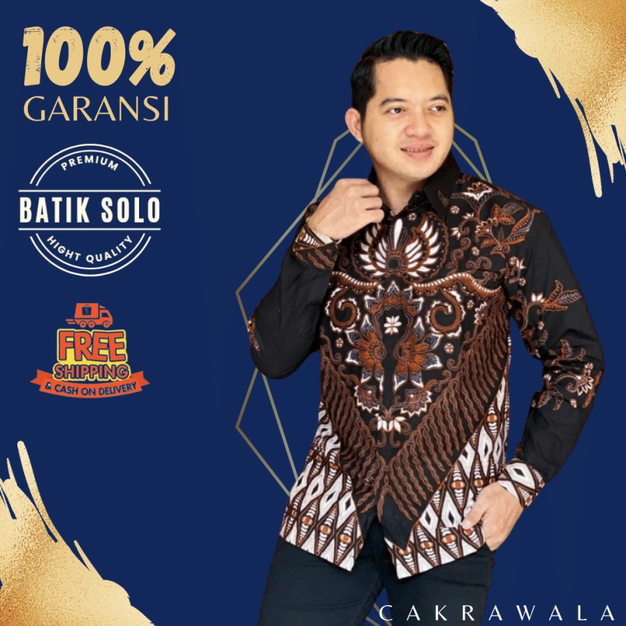 CAKRAWALA Kemeja Batik Pria Solo Lengan Panjang FULL FURING ATASAN MODERN PREMIUM ANDHARA SEJAGAD PUJANGGA PARIKESIT MAKA MOON GANTARI DEWANGGA  PEKSI SELING KRISNAMUKTI ABINAYA PITOJIWO SETYANING ATI SLEMPANG PARANG BATIK SOLO AMANAH BATIKSOLOAMANAH