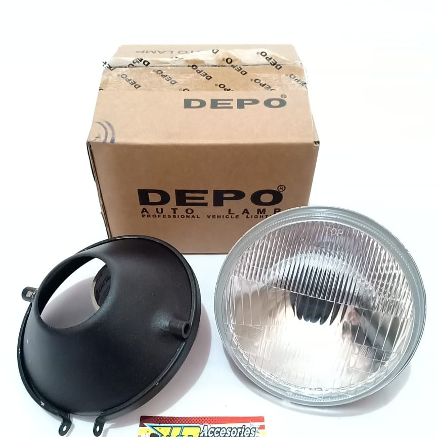 REFLEKTOR DEPO SET BATOK SUPER PESEK HITAM