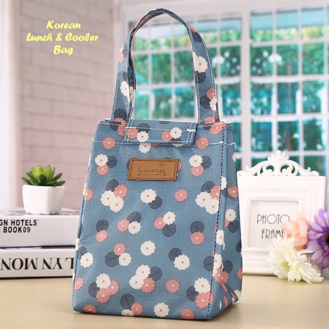 Cooler bag fashion tas bekal dengan penahan panas dan dingin korean