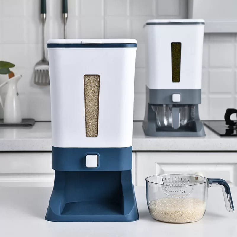 dispenser beras 10kg tempat beras rice dispenser tempat wadah penyimpanan beras 10kg
