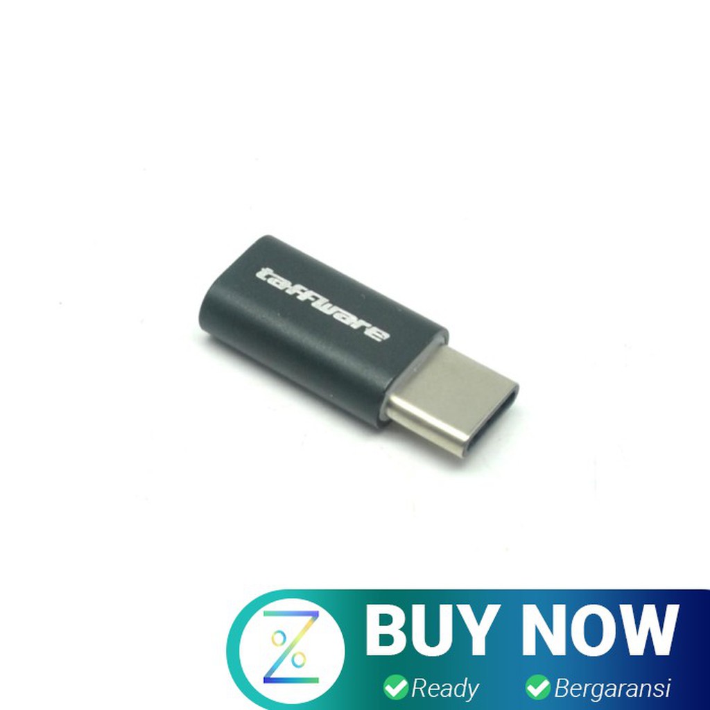 Taffware Adapter Konverter Micro USB ke USB 3.1 Type C Bahan Aluminium