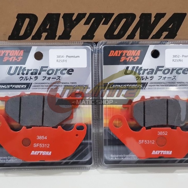 Paket Kampas Rem Depan Belakang Lapinus Fibers Yamaha XMAX 250 R25