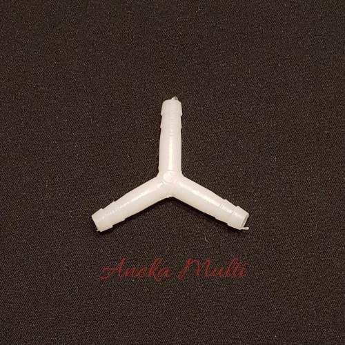 Y-shaped 8 mm susu , Konektor cabang 3 selang aerator uniring Best Seller