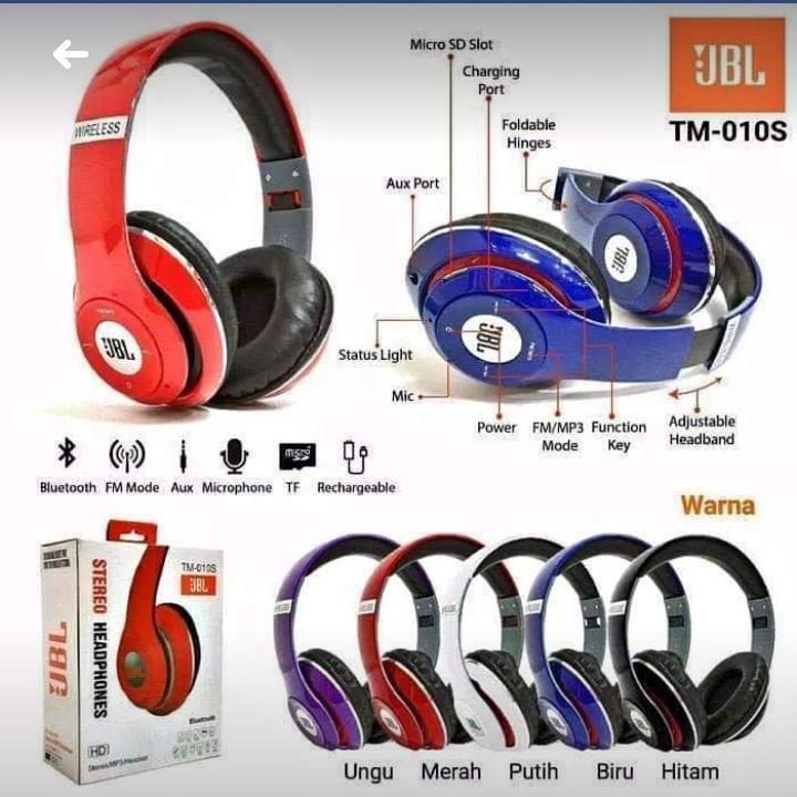 EARPHONE BANDO BLUETOOTH JBL TM010
