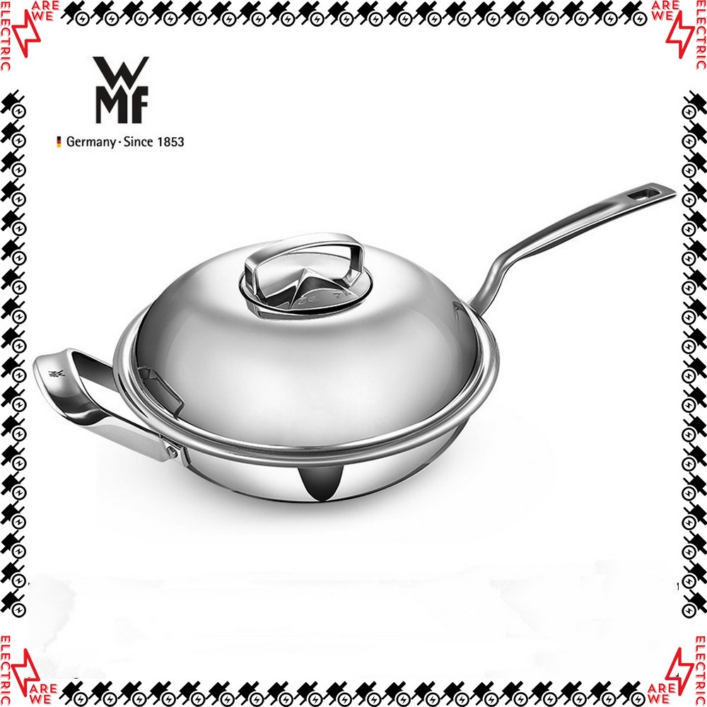WMF Wajan Wok 30cm Anti Lengket Frying Pan Panci Penggorengan German 30 cm Teflon Stainless Steel