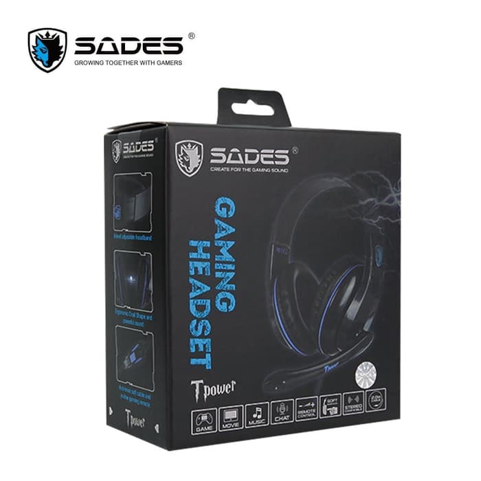 Headset Gaming Sades SA-701 Tpower 701 T Power