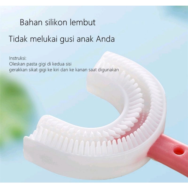 Sikat Gigi Anak Bentuk U Toothbrush