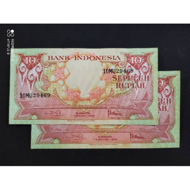 Uang kuno Rp 20 kertas mahar nikah 2020 rupiah tahun 1959 seserahan hantaran jadul lama