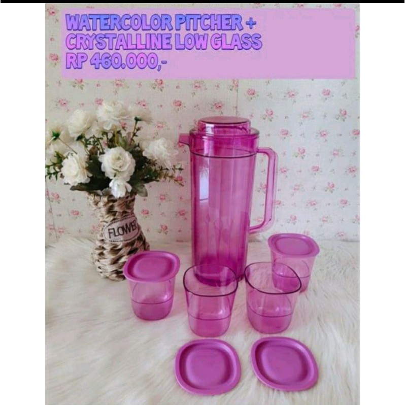 watercolour pitcher set tupperware
