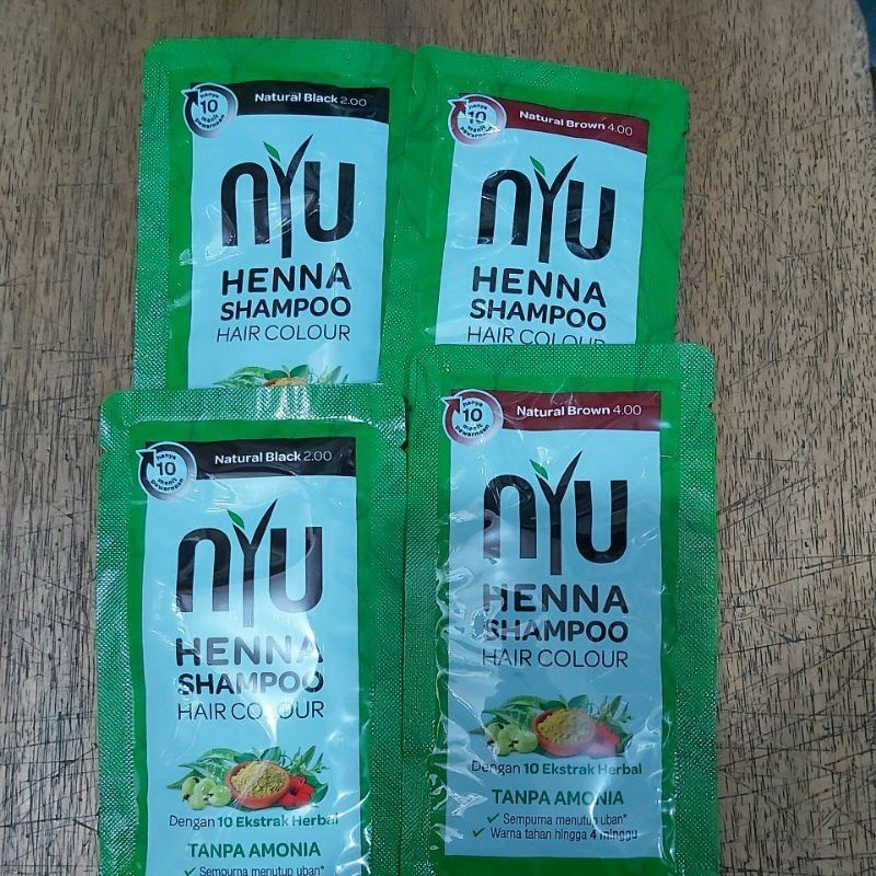 NYU Henna Shampo Hair Colour Sachet