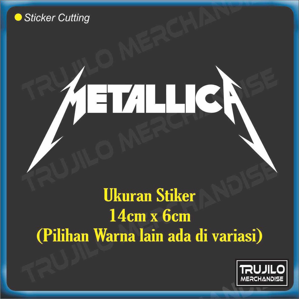 

Metallica Band Stiker Cutting Sticker Musik Music