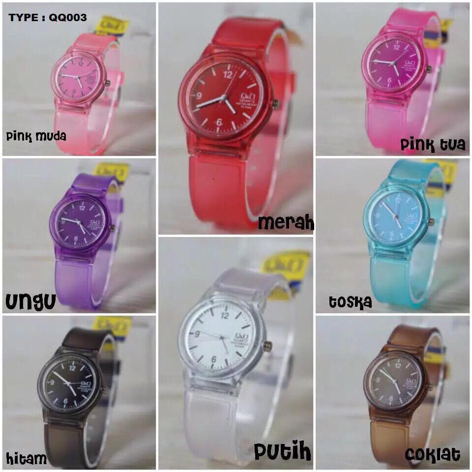 Jam Tangan jt20 Termurah Rubber Angka Rubber Candy Karet Jam Tangan Unisex Murah B3 TMALL88