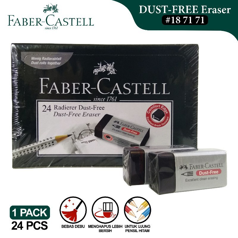 

Penghapus Faber-Castell Dust Free Kecil - Hitam