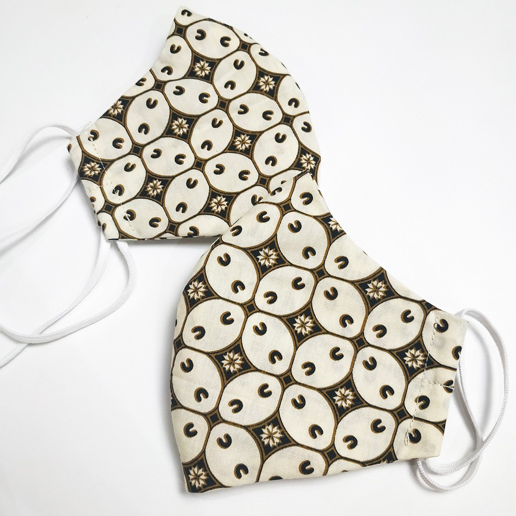 Masker Katun Batik ( Kawung )
