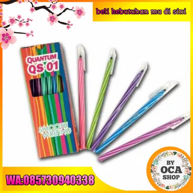 

BYOCA SHOP (1 Pack) Lusinan Ballpoint Bolpoin Bolpen Pen Pulpen Lilin Murah