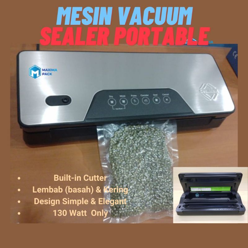 Jual Mesin Vakum Makanan Portable Vacuum Sealer Mesin Sealer