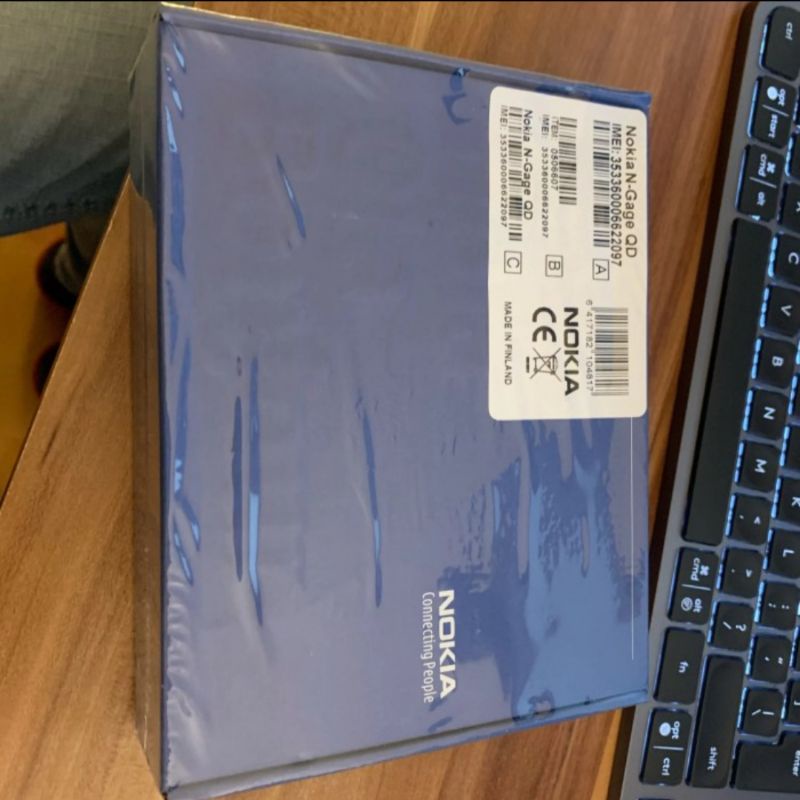 Nokia N-Gage QD fullset original lengkap BNOB NEW