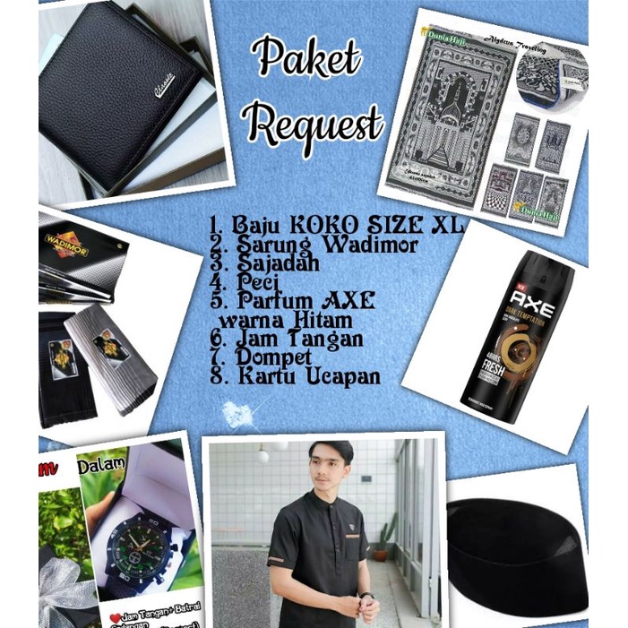 

Paket Request, Hampers request perlengkapan sholat