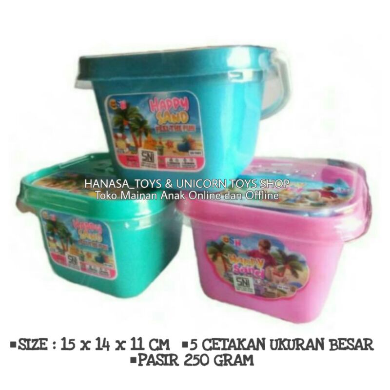 Mainan Pasir Anak Set Ember - Pasir Ajaib