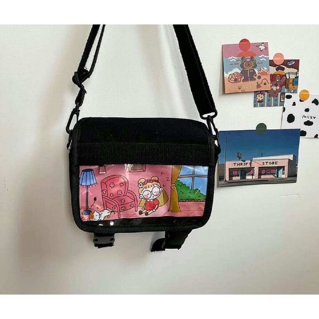 LUMMYSHOP TAS WANITA CARTOON SLING BAG IMPORT PREMIUM