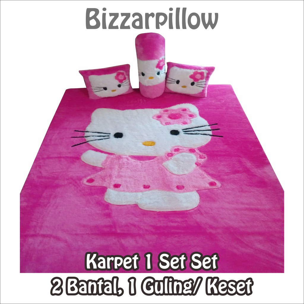 Bizzarpillow Karpet Bulu Rasfur 1 Set 150 x 200 x 5 BZ288