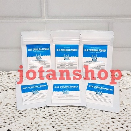 Blue Spirulina Powder 5gr 5 gr Fish pigmen bubuk biru pewarna vitamin ikan cichlid