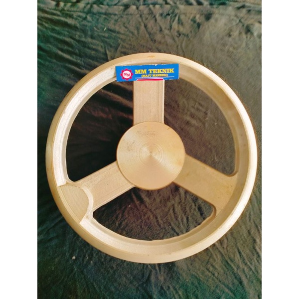 Pully Stir 8&quot; Allumunium inci Handle Kemudi Handwheel 8 inchi inch Alumunium Aluminium Pulli Setir Pulley Puli Poli