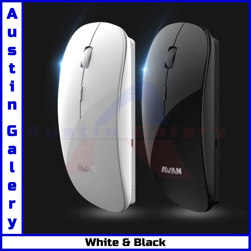 Mouse Wireless 2.4G Universal Mini Slim Design Untuk PC Laptop