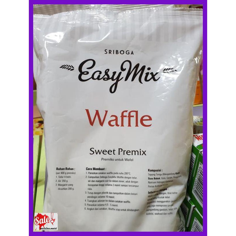 

DERPOWBAKING- SRIBOGA EASY MIX WAFFLE PREMIX 1 KG -ASLIII.