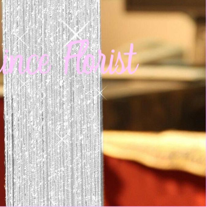 ☚ TIRAI BENANG GLITER DEKORASI UKURAN 3 X 3 M - DEKORASI/RUMBAI/GROSIR/IMPORT/HIASAN/DEKORAN/BACKDRO