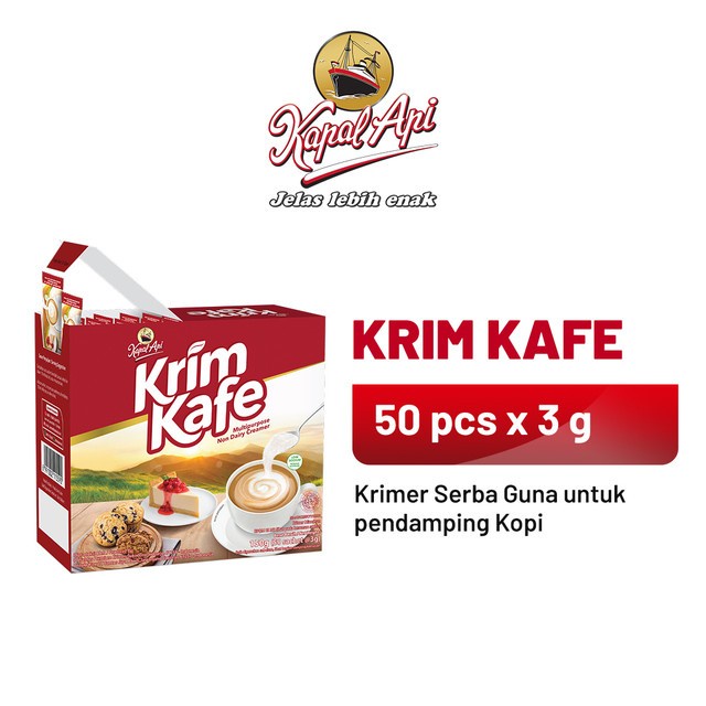 

Kapal Api KRIM KAFE STICK (50 x 3 gram)