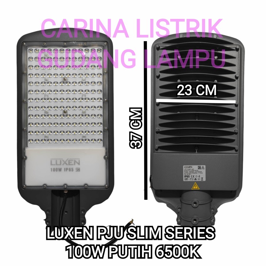 LUXEN LAMPU PJU 100W 100 WATT CAHAYA PUTIH 6500K STREET LIGHT SNI ORIGINAL