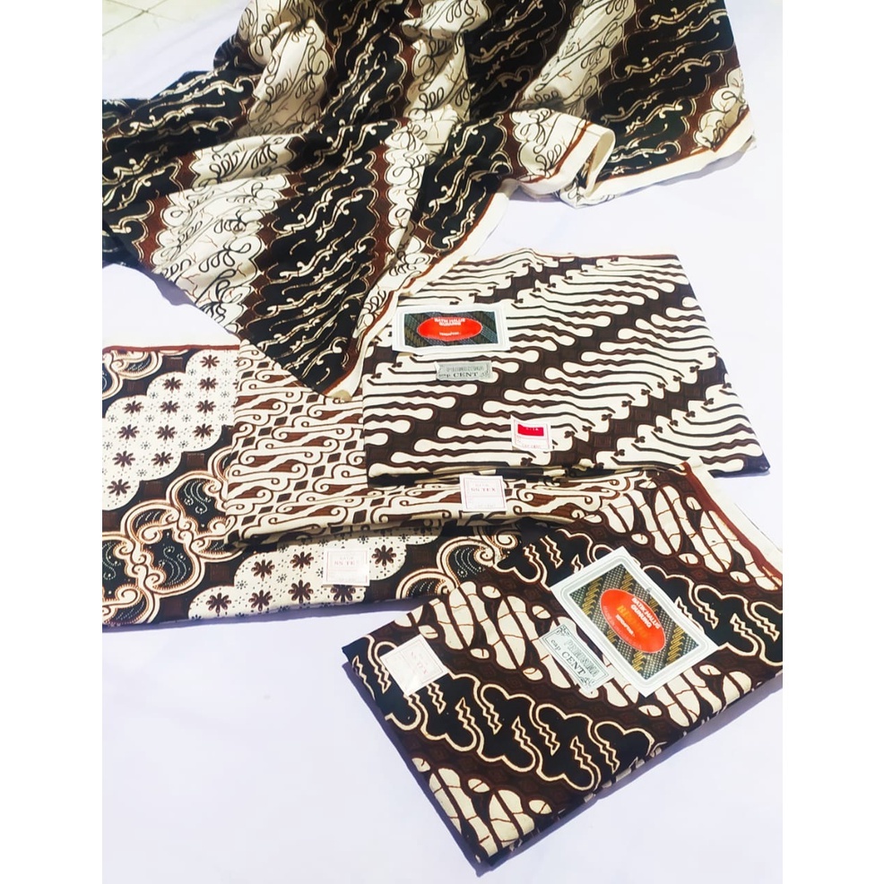 KAIN JARIK PANJANG BATIK HALUS / KAIN SAMPING BAHAN KATUN PRIMISIMA CAP CENT / KAIN GENDONG