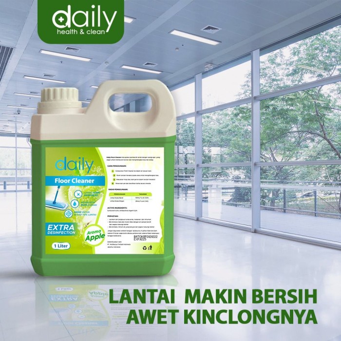 PEMBERSIH LANTAI DAILY FLOOR CLEANER 1 LITER ANTIBACTERIAL PEMBERSIH LANTAI KAMAR MANDI