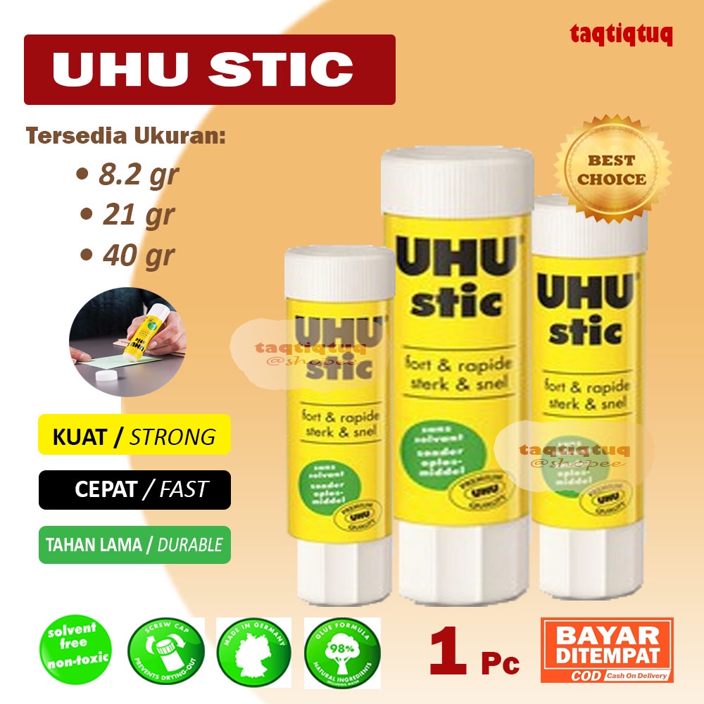 

UHU STIC Lem Uhu Stik Uhu Stick Glue Lem Stik Uhu Lem Kertas Uhu Glue Stick Alat Prakarya