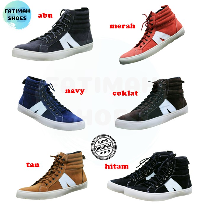 Sepatu Sneakers Pria Original Black Master Arl High Pria Murah