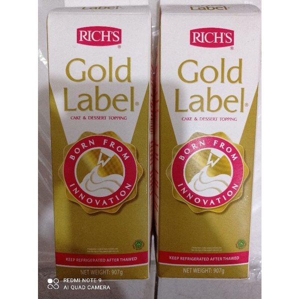 

Rich'a gold label 907ml