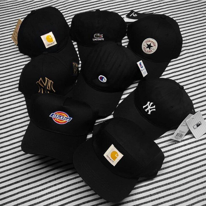 Topi baseball DICKIES original premium Dril Clip besi bukan rel plastik topi DISTRO Pria Wanita