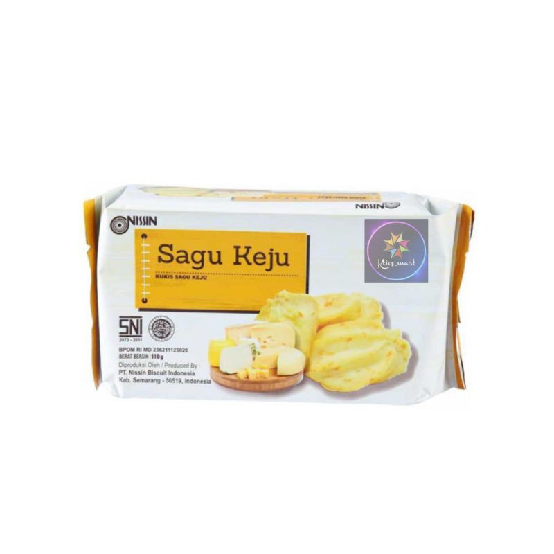 

Cookies Nissin Sagu Keju 110g/kukis sagu keju/Import