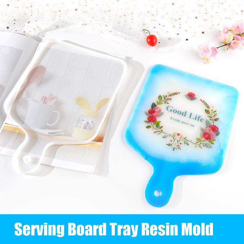 R-flower Resin Tray Cetakan DIY Painting Art Casting Resin Kerajinan Kristal Silikon Cetakan