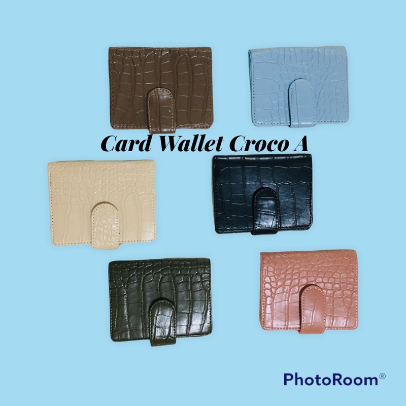 Card wallet croco A