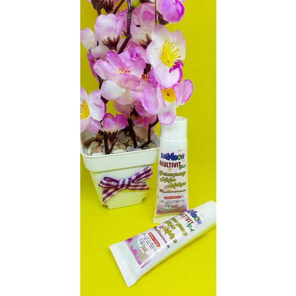 RAINBOW Multivit Gel 15 gr - Vitamin untuk Anjing &amp; Kucing