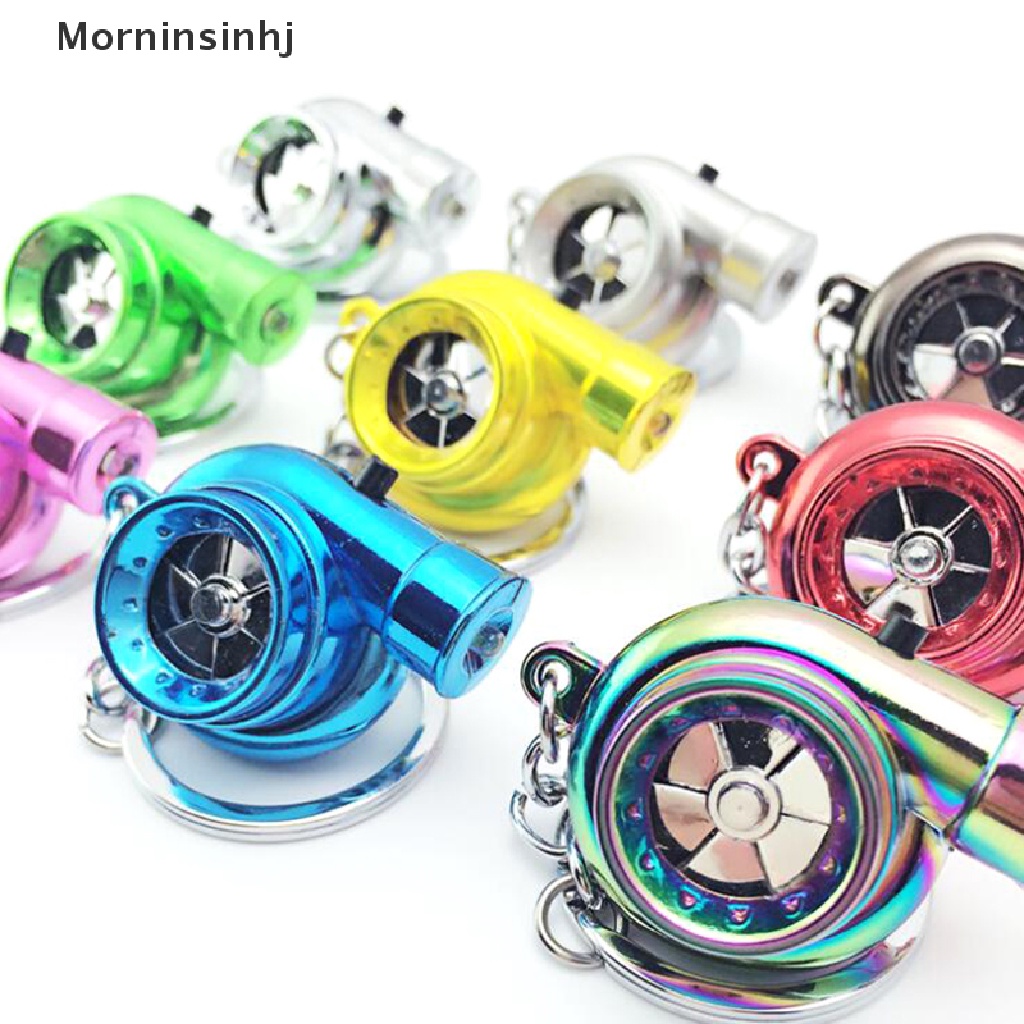 Mornin 1Pc Mini Turbo Turbocharger Spinning Turbin Mobil Interisor Accessorie Keyring id