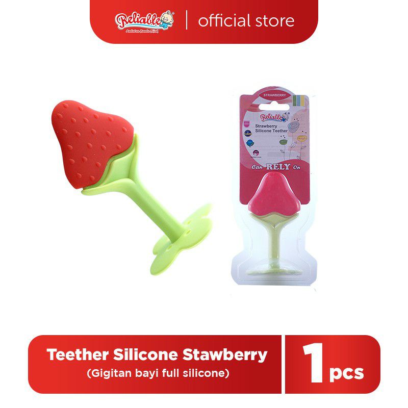 Reliable silicone teether fruit - gigitan bayi | mainan bayi