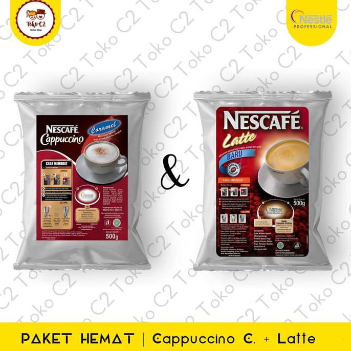 

PAKET HEMAT - NESCAFE Capucino Caramel Dan NESCAFE Latte